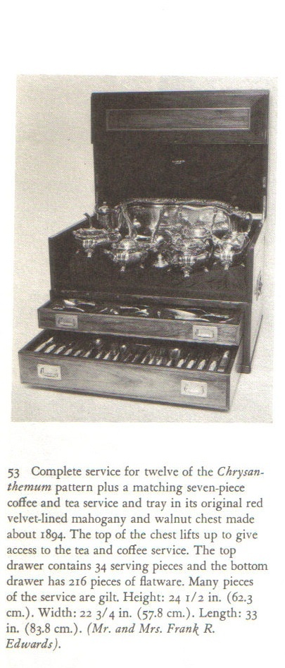 Tiffany Chrysanthemum Service